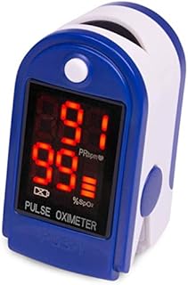 Roscoe Medical Finger Pulse Oximeter Oxygen Saturation Monitor - Pulse Ox Fingertip o2 Monitor for Pediatric and Adult - Sports and Aviation Use Only
