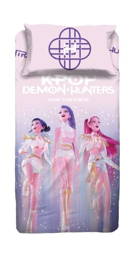 KPOP - Juego de sábanas para Cama Individual, diseño de Demon Hunter...