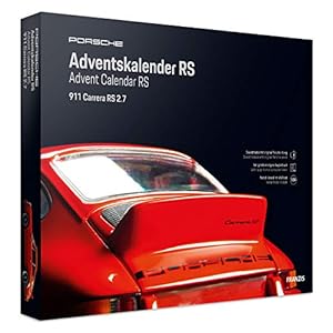 FRANZIS Porsche Carrera RS Adventskalender | in 24 Schritten zum Porsche RS unterm Weihnachtsbaum | Ab 14 Jahren