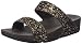 Fitflop Sandales à Bout Ouvert pour Femme - Marron - Paillettes Bronze Marron, 36