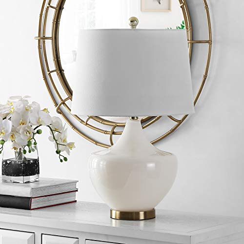 Lámpara de mesa de noche blanca SAFAVIEH 25 pulg miniatura 4