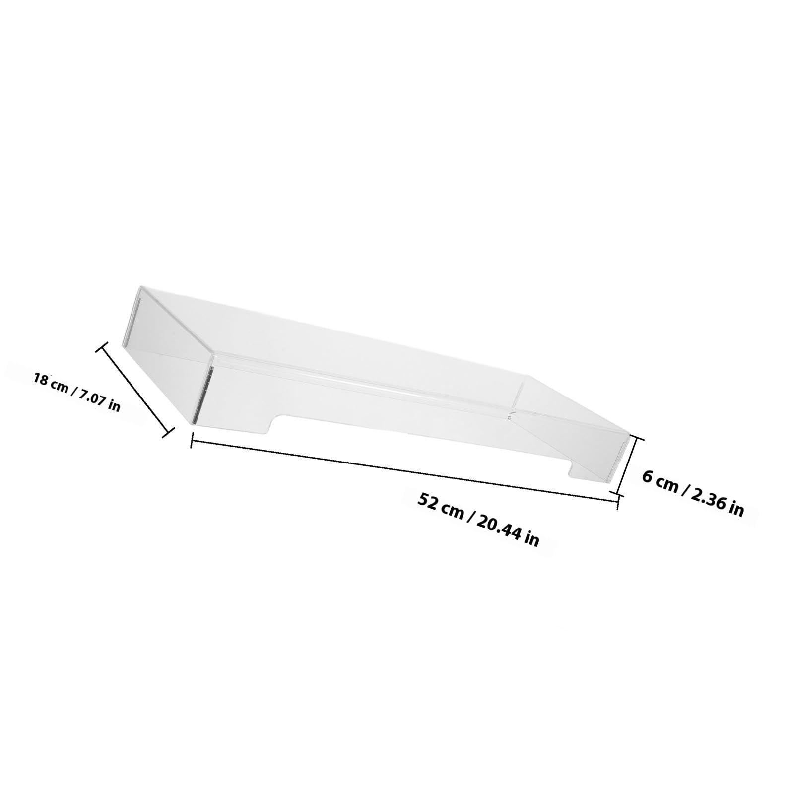 CLISPEED Copritastiera Antipolvere in Acrilico Bianco Resistente ai Graffi per Protezione Tastiera Computer Portatile per Uso Quotidiano e Gaming