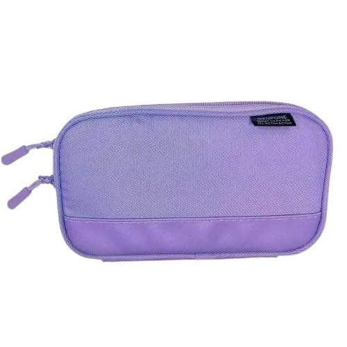 LABUK Pen & Pencil Organizer Case Designed for Students, Artists, and Professionals Alike to Store pens, Pencils, Markers, and Other Stationery Item Pack of 1 (Purple)
