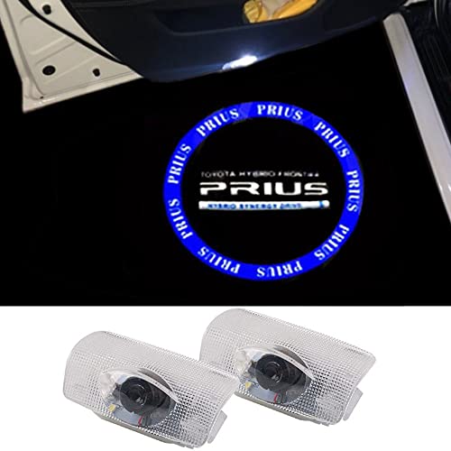 プリウス30系車用カーテシランプ 工具付 カーテシライト LEDロゴ投影ゴーストシャドウ トヨタ50系プリウスα ドアウェルカムライト 2個セット カーテシ 車用ドアランプ for トヨタ Prius