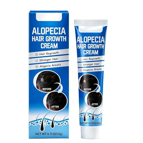 Alopecia Hair Growth Cream with Biotin & Rosemary Oil | Anti Hair Loss Treatment for Thicker Fuller...