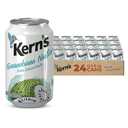 Kern’s Soursop Juice Nectar - Made with Guanabana Fruit Puree