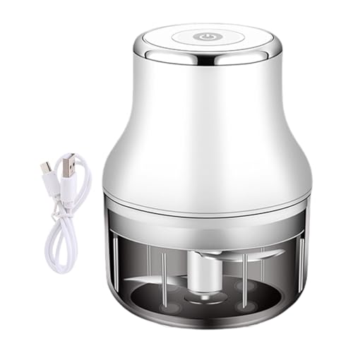 Trituradora de verduras recargable por USB para carne, picadora de ajo eléctrica en miniatura, procesador de alimentos pequeño