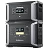 Dabbsson Power Station DBS 1400Pro with 1x DBS2100B Expansion Battery,3532Wh 2400W Rated, 80% Charged in 32 Minutes, NEMA TT-30R Outlet,100W USB-C,1200W Solar Input,Solar Generator for Home Backup