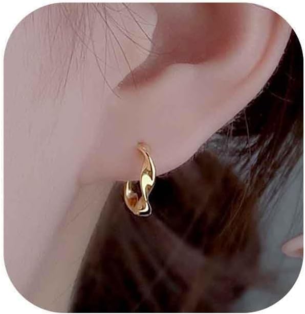 【新品】 [alisashelly] フープ リング ピアス シルバー925 レディース 金属アレルギー対応 パール 結婚式 お呼ばれ つけっぱなし k18金 ウェディング セカンド 小さめ ゴールド 人気 可愛い 錆び