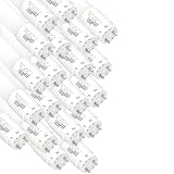 BRILLO: Tubo LED de alta calidad proporcionan una iluminación de 2160 lm que ofrece un alto brillo y un ahorro de energía de hasta el 90% sustituyendo a los tubos fluorescentes. Tienen una vida útil de 40000 horas