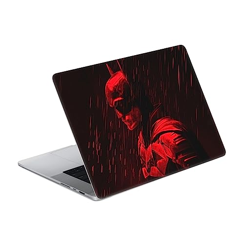 Autocollant MacBook Pro 14 A2442 Vinyle The Batman Pluie Neo-Noir Head Case Designs Couverture Peau