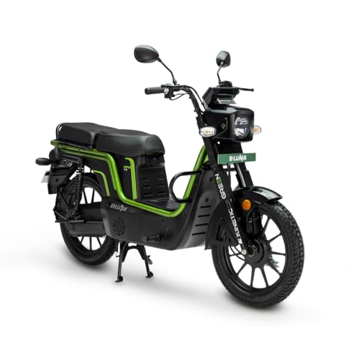 Image of Kinetic Green E-Luna X3 Pro Electric Scooter with charger - Sparkling Green - Ex-Showroom