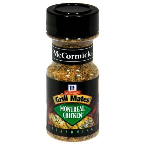 McCormick Grill Mates Montreal Chicken Seasoning, 2.75 oz (Pack of 6) Meat