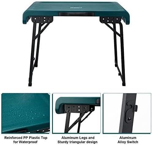 アウトドア】折りたたみ式テーブルチェアセット（グリーン） Coleman