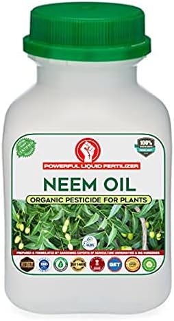 Erwonยฎ Neem Oil Organic Pesticide, Premium Essential Powerful Liquid Pesticide for all Types of Plants (250 ml)