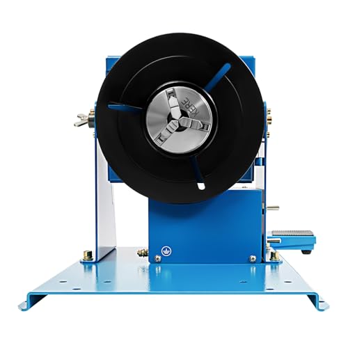 Posizionatore girevole per saldatura, da 10 kg/22 lbs(orizzontale), 5 kg/11 lbs(verticale), massima velocità 10 rpm, per la saldatura di piccole officine