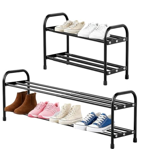 Étagère à chaussures étroite extensible pour optimiser votre entrée