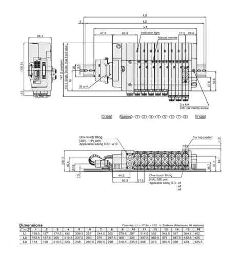 Électrovanne SQ1231D-5 de distribution pneumatique 51-C4 pour circuit d'air comprimé