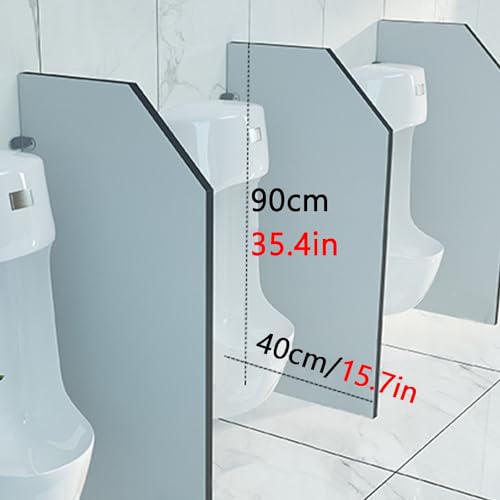 Separador de urinarios para baños de restaurantes y oficinas pack de 3 paneles 7