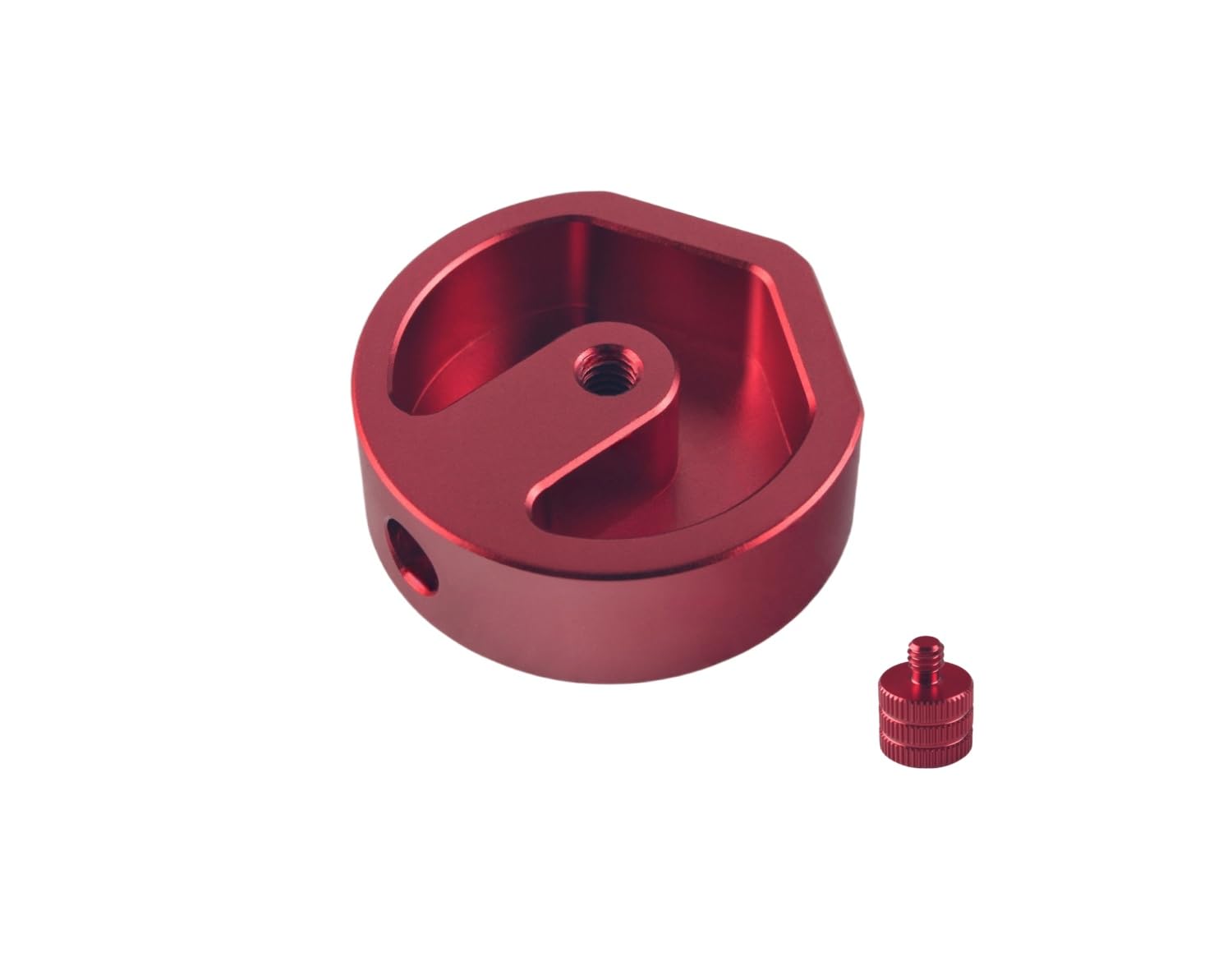 DEWHEL Mini adaptador de montaje de trípode de aluminio compatible con Starlink Mini adaptador de trípode de 1/4 pulgadas ~ 20 y 3/8 pulgadas ~ 16 roscado, permite trípode, abrazadera de fijación u