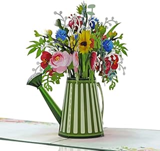CUTPOPUP Can Flower Pop Up Card, Birthday card for Women, Mothers Day Card Pop Up, Flower Greeting Cards, 3d Birthday Card Pop Up for Grandma, Mom, Mother In Law, Daughter UK