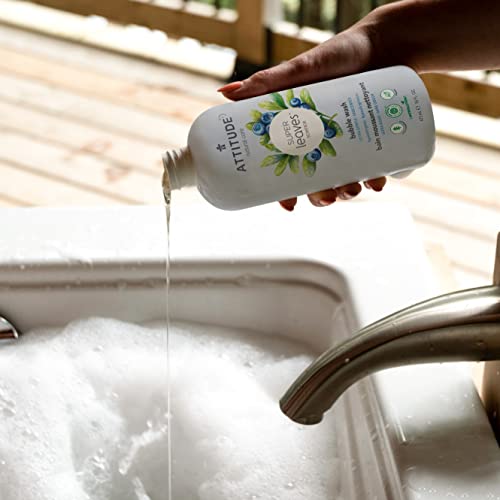 Attitude Bubble Bath, Plant And Mineral-Based Ingredients, Dermatologist-Tested, Vegan And Cruelty-Free Body Care Products, Unscented, 16 Fl Oz (11690) #TOP2