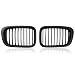 Front Kidney Grille Grill for 1998-2001 BMW 3 Series E46 320i 323i 325i 328i 330i Sedan 4-Door Replacement (Matt black)