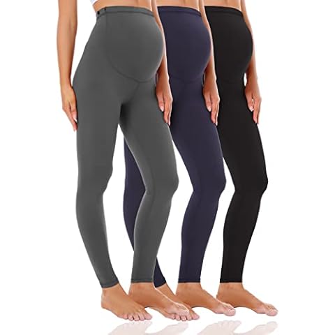 Foucome Women's Maternity Leggings for Pregnancy Cover