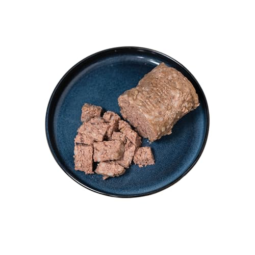 Image of Amazon Basics Chopped Ground Dinner Wet Dog Food Variety Pack, Chicken and Rice Flavor and Chopped Dinner with Chicken, Made with Natural Ingredients, 13.2oz Cans (Pack of 12)