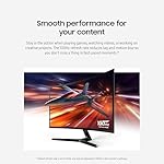 SAMSUNG 24" Essential S3 (S36GD) Series FHD 1800R Curved Computer Monitor, 100Hz, Game Mode, Advanced Eye Comfort, HDMI and D-sub Ports, LS24D366GANXZA - Image 5