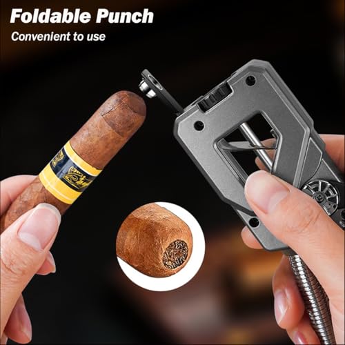 Encendedor con antorcha flexible recargable de butano miniatura 4