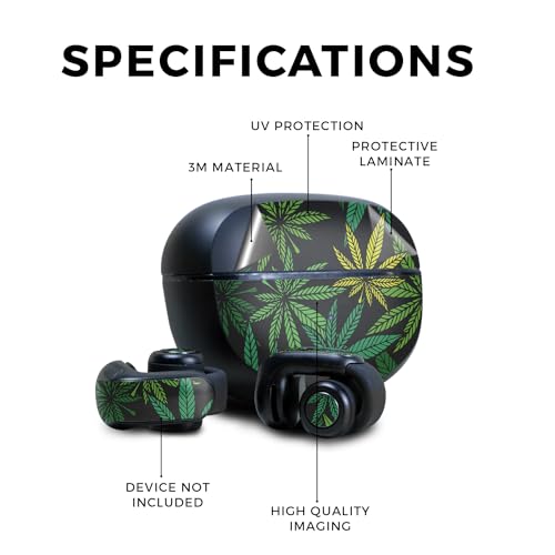 Image of Skin Compatible with Bose Ultra Open Earbuds - Cannabis Culture - Premium 3M Vinyl Protective Wrap Decal Cover - Easy to Apply | Crafted in The USA by MightySkins