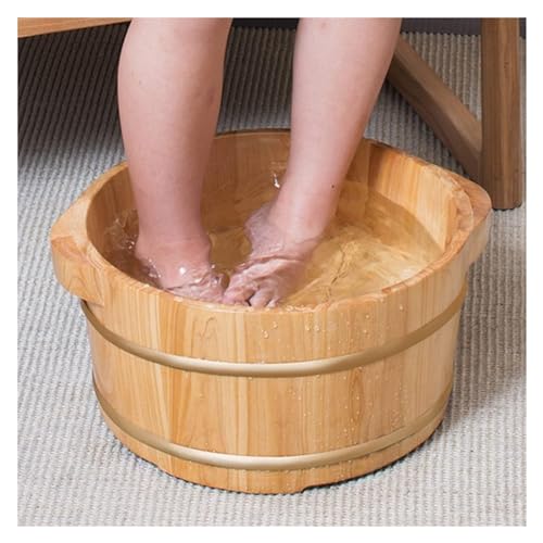 Tina para pies de madera maciza miniatura 5