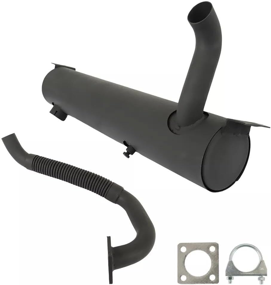 YESAY Muffler & Pipe Kit 7100840 6701151 Compatible With Bobcat 751 753 763 773 S150 S175 S185 T140