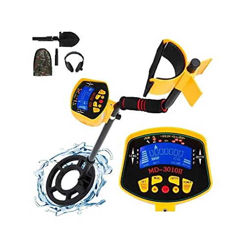 HEALBYBLE Detector de Metales, Disco Impermeable, subacuático, subterráneo, Pantalla LCD Sensible de Alta precisión, Humanidad for Adultos y niños,Alta Durabilidad