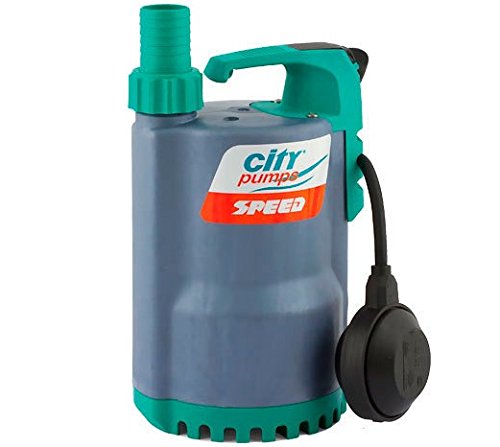 Bomba achique sumergible Speed50 - Altura media 6,5 mts - Caudal medio 60 litros/minuto - Potencia 0,5CV - Inmersión máxima 3 mts.