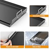 Barbqtime Griddle for Gas Grill, 25" x 16" Nonstick Coating Universal Griddle Flat Top Plate Insert for Gas Stove/Charcoal/Gas, Large Flat Top Griddle Plate for Camping, Tailgating, Parties - Image 7
