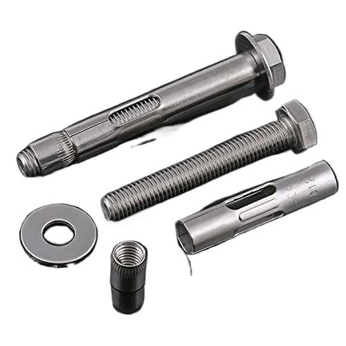 Vis d'expansion M10 120mm inox 304 et boulon d'ancrage à tête hexagonale pour béton