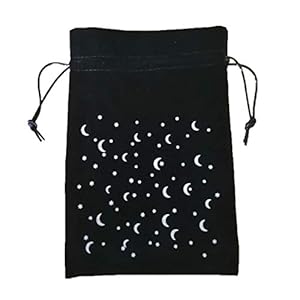 vincente 13x18cm Tarot Opbergtas, Tarotkaarten Fluwelen Tas Thuis Mini Trekkoord Tas Gemaakt van dik fluweel, Fluwelen…