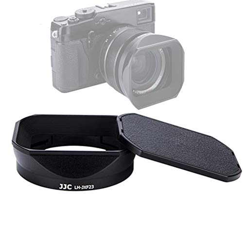 Jjc Lh-Jxf23 Black Bayonet Metal Square Lens Hood For Fujinon Xf 23Mm F1.4 R Xf 56Mm F1.2 R Xf 56Mm F1.2 R Apd, With Front Cap, Fuji 23Mm F1.4 Xf 56Mm F1.2 Lens Hood, Replaces Fujifilm Lh-Xf23 #TOP30
