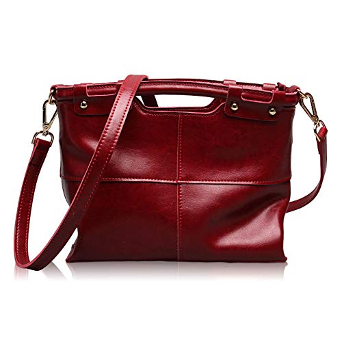 ICYCHEER - Bolso al hombro para mujer rojo rosso Cover