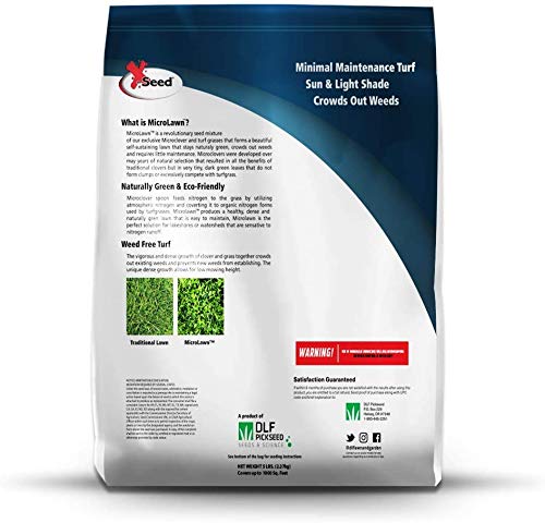 X-Seed 440AS0135UCT-5 MicroLawn Grass & Micro-Clover Mixture, 5, White (Тwo Рack) - Thumbnail 7