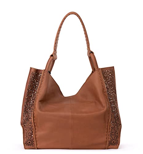 The Sak Los Feliz Large Tote Bag In Leather, Roomy, Unlined Purse With Single Shoulder Strap #TOP3