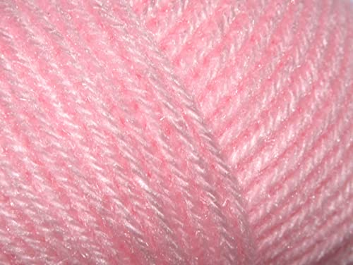 Image of 100% Acrylic Wool Pink (6 pc) Baby-Soft Wool Ball Hand Knitting Wool /Art Craft Soft Fingering Crochet Hook Yarn, Needle Knitting Yarn Threa E FMB