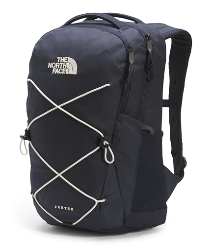 Image of The North Face Jester Everyday Laptop Backpack - Commuter Daypack, Water Repellent, Laptop Sleeve, Aviator Navy Light Heather /Vintage White-NPF, One Size