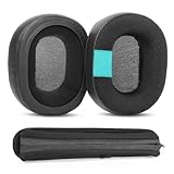 TaiZiChangQin イヤーパッド 交換用イヤーパッド 枕クッション Ausdom M05 M06 Ausdom ANC7 ヘッドホンアップグレード ファブリックパッド ヘッドバンドカバー