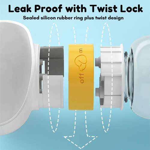 Startseating Dog Water Bottle With Food Container 2 In 1, Leak Proof Portable Puppy Water Dispenser With Drinking Feeder For Pets Outdoor Walking, Hiking, Travel Water Bowl, Food Grade Plastic (12Oz) #TOP3