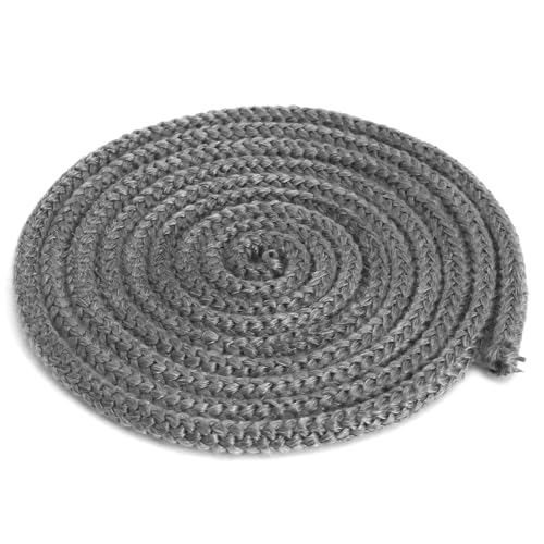Stove Rope 10mm x 3m Long Log Burner Rope Seal Fire Rope for Wood Burning Stove Chimney Fireplaces Oven Door