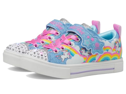 Skechers Unisex-Child Toes Twinkle Sparks-Stormy Bright Sneaker