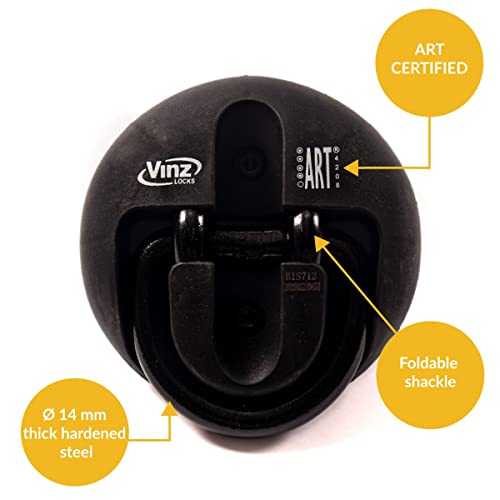 VINZ Everest Ancre Murale | Ancre de Fixation pour ancrage Mural et Sol | ART4 Approuv&eacute;e | S&eacute;curit&eacute; Optimale pour Votre Moto, Scooter, Bateau ou V&eacute;lo | Installation Facile | R&eacute;sistant et Durable